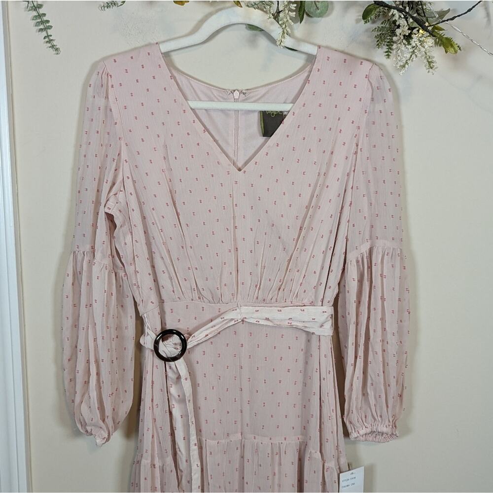 Taylor Women's Midi Dress in Light Pink - Picture 2 of 10